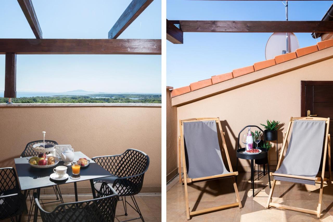 Cesare Apartment, With Swimming Pool And Sea View Liznjan Exterior photo